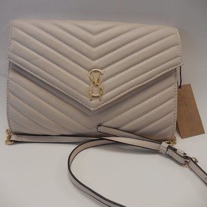 Steve Madden Beige Crossbody Shoulder Purse